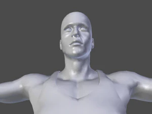realistic hero 3D Model
