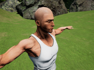 realistic hero 3D-Modell