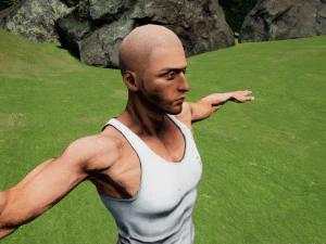 realistic hero 3D Model