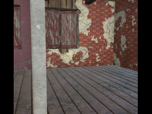 abandoned tropical house 3D 모델