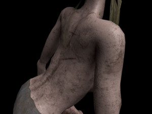 scary girl 3D 모델