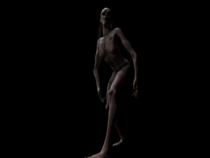scary girl 3D 모델
