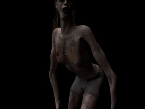 scary girl 3D 모델