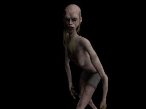 scary girl 3D 모델