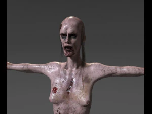 scary girl 3D Model