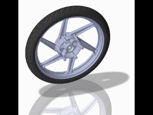 koła rowerowe Hondy Model 3D