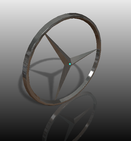 mercedes logo 3D मॉडल .c4d .max .obj .3ds .fbx .stl .blend 