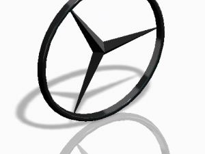 mercedes logo 3D मॉडल