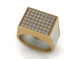 secret compartment ring 2 in 1 3d print model 3Dプリントモデル