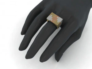 puzzle ring 3d print model 3D Print Model