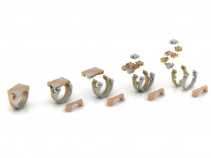 puzzle ring 3d print model Modelo de Impressão 3D