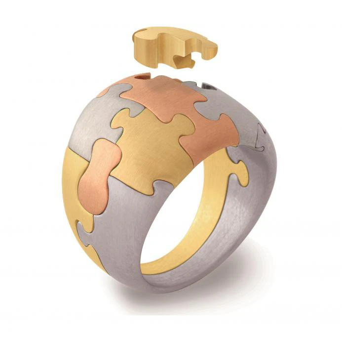 puzzle ring 3d print model 3D Print Model .c4d .max .obj .3ds .fbx .stl .blend 