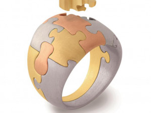 puzzle ring 3d print model 3D Print Model