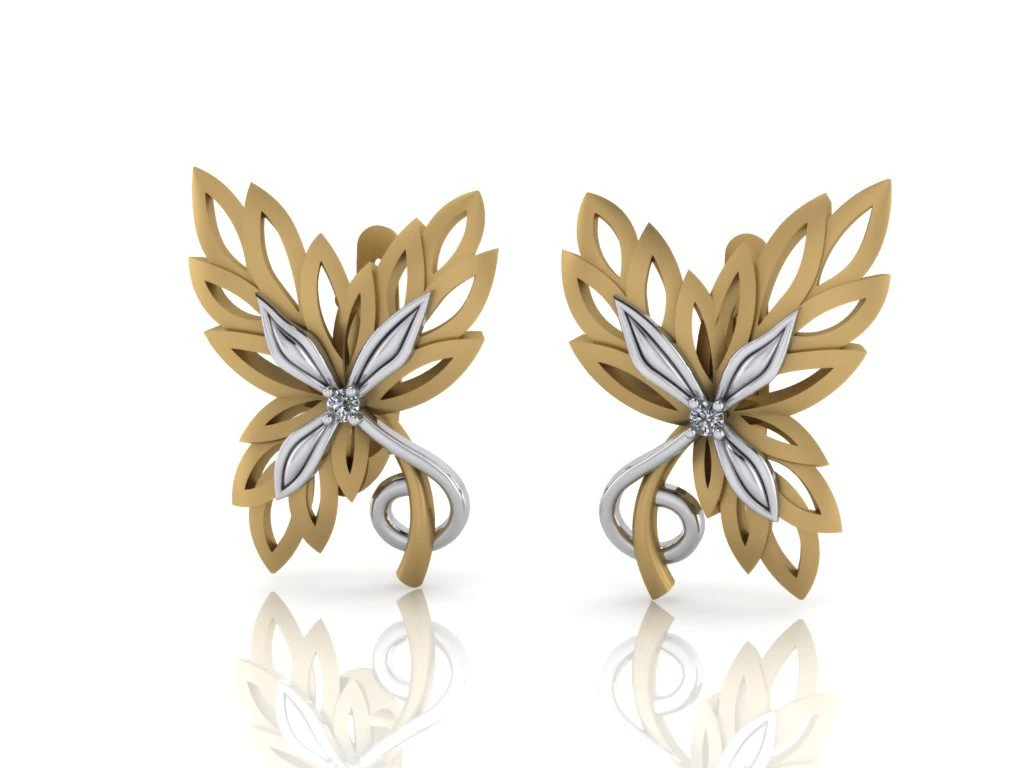 earrings 3d print model 3D Print Model .c4d .max .obj .3ds .fbx .stl .blend 