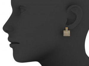 jewelry earrings 3d print model 3D Принт Модель
