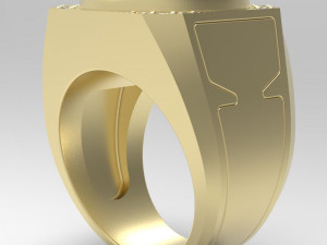 secret compartment lion ring 3d print model 3D प्रिंट मॉडल