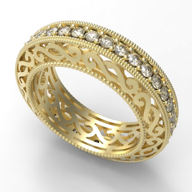jewelry ring 3d print model 3D Принт Модель .c4d .max .obj .3ds .fbx .stl .blend