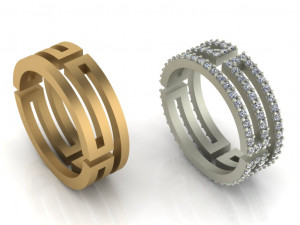 jewelry rings 3d print model 3D 打印模型