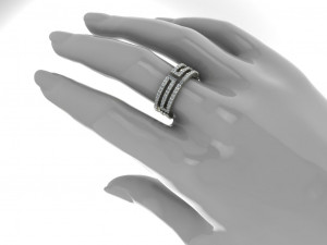 jewelry rings 3d print model 3D 打印模型
