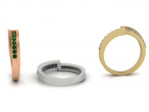 jewellery ring 3d print model 3Dプリントモデル