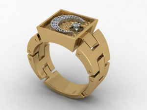 mens muslim ring 3d print model 3D Print Model