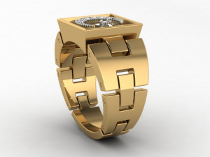 mens muslim ring 3d print model 3Dプリントモデル