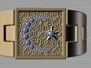 mens muslim ring 3d print model 3Dプリントモデル