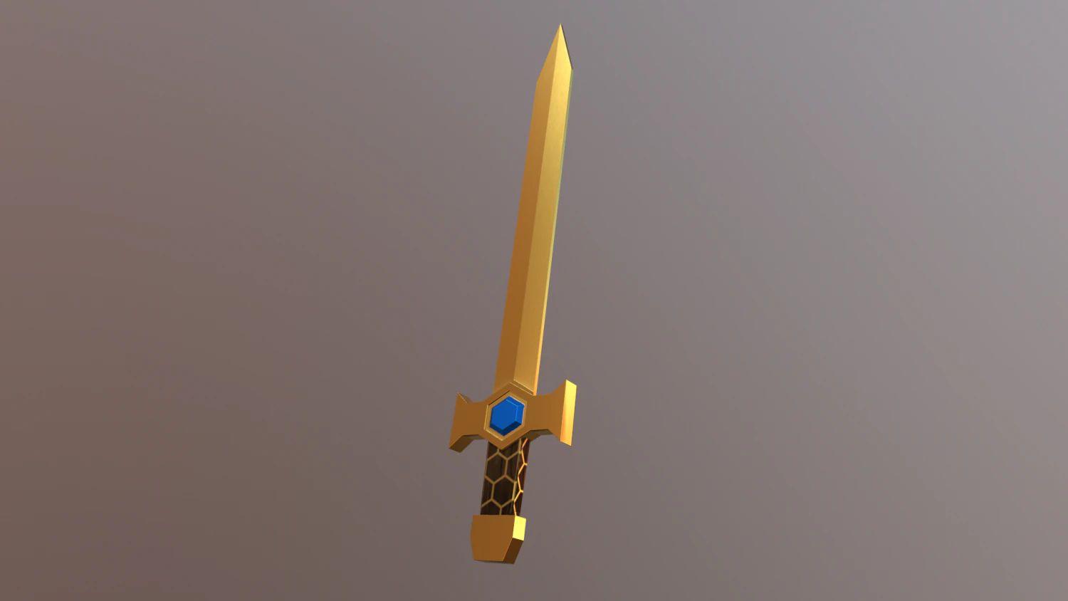 espada dourada Modelo 3D .c4d .max .obj .3ds .fbx .stl .blend 