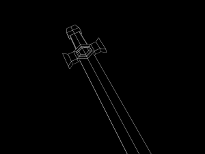 golden sword 3D 모델