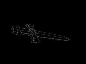 golden sword 3D 모델