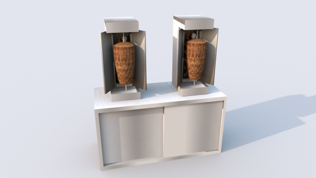 doner makinesi 3D 모델 .c4d .max .obj .3ds .fbx .stl .blend 