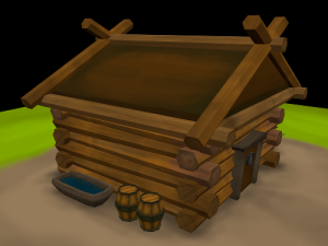 log cabin 3D Model