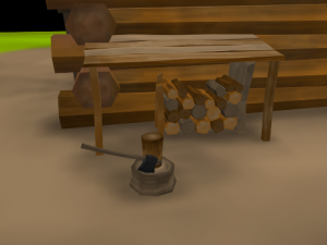 log cabin 3D Model