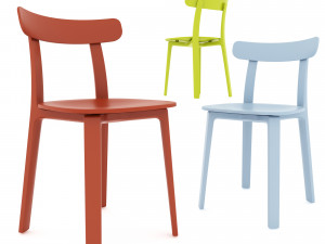chair vitra all plastic 3D Model