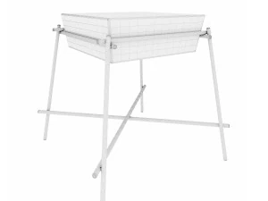 table petite friture basil 3D Model