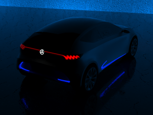 mercedes-benz eqa 2017 electric concept car 3D 模型