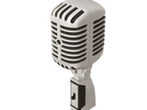 retro microphone Model 3D