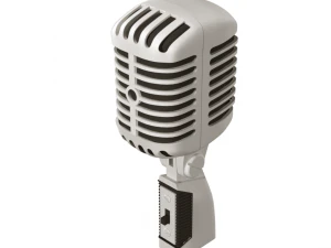 retro microphone 3D Model