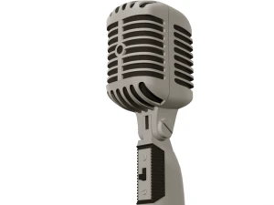 retro microphone 3D Model