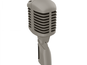 retro microphone Model 3D