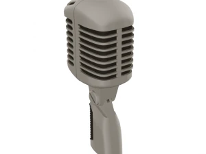 retro microphone 3D Model