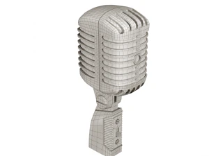 retro microphone 3D Model