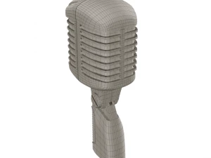 retro microphone 3D Model