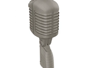 retro microphone 3D Model