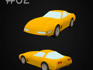 top 8 best 80s sports cars 3D Model