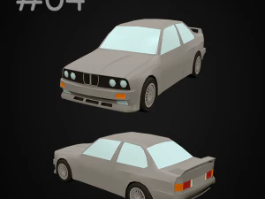 top 8 best 80s sports cars 3D Model