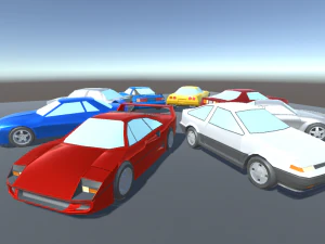 top 8 best 80s sports cars 3D Model