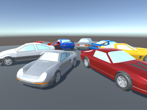 top 8 best 80s sports cars 3D Model