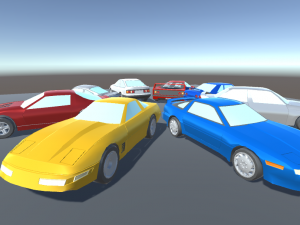 top 8 best 80s sports cars 3D Model