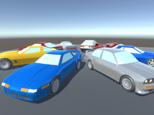 top 8 best 80s sports cars 3D Model